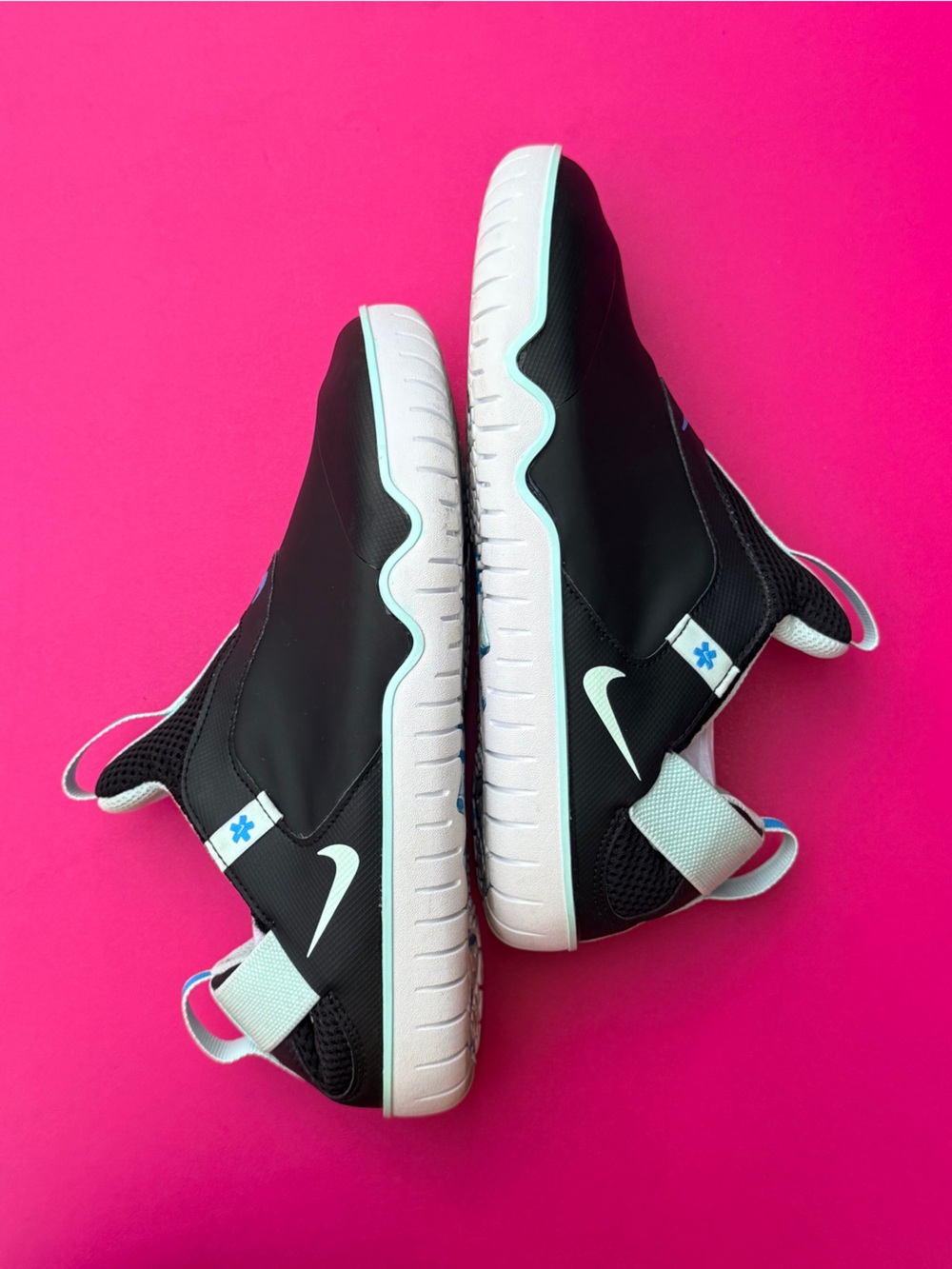 Nike Air Zoom Pulse Black Teal Tint Slip On Nursing Medical Shoes Womens 7.5 M6